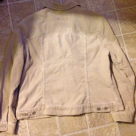 Eddie Bauer cord jean jacket. Sz Lg. Nice! - Picture 3 of 3